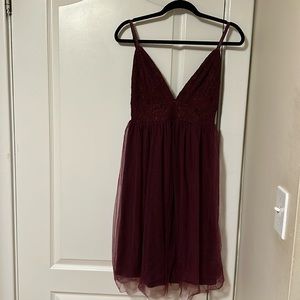 Maroon dress